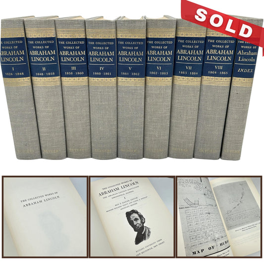 The Collected Works of Abraham Lincoln — Includes eight volumes, plus index