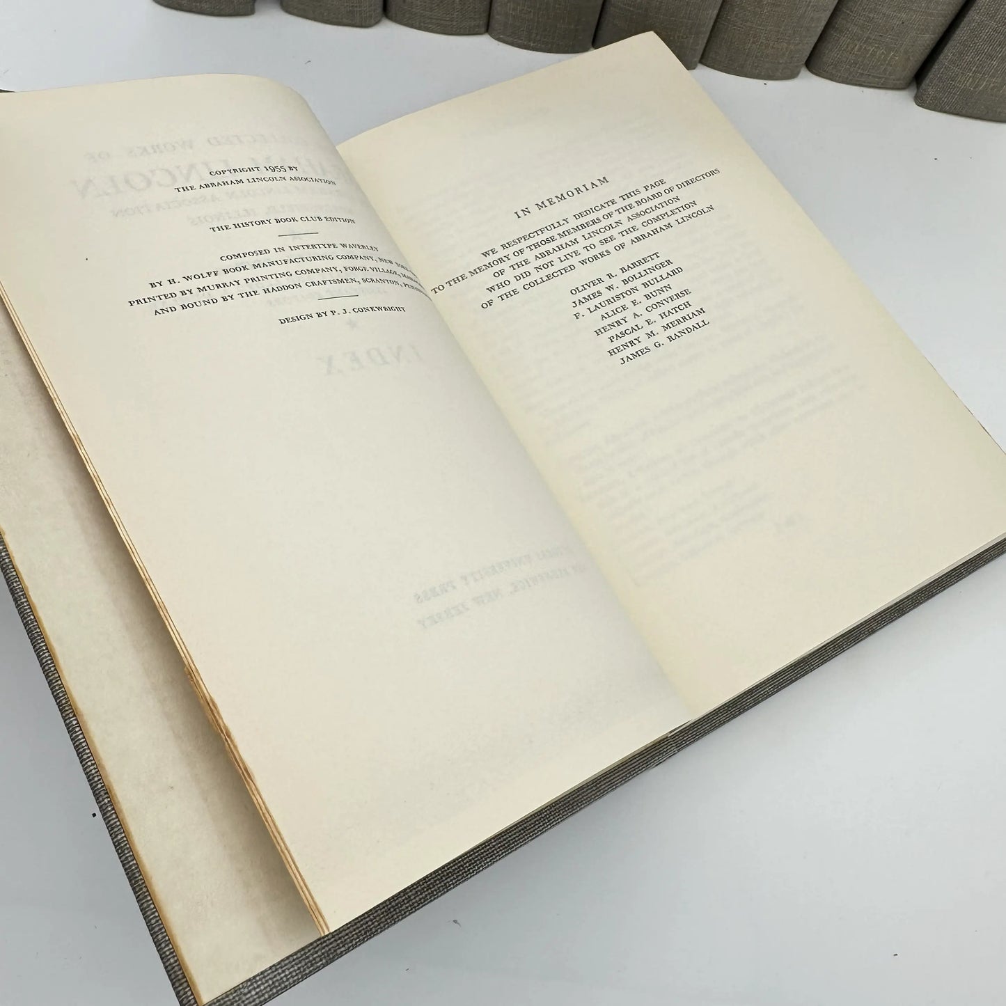 The Collected Works of Abraham Lincoln — Includes eight volumes, plus index