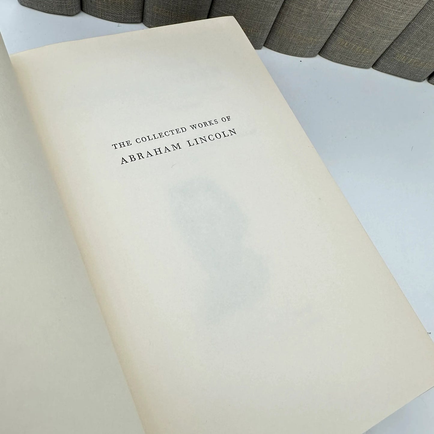 The Collected Works of Abraham Lincoln — Includes eight volumes, plus index