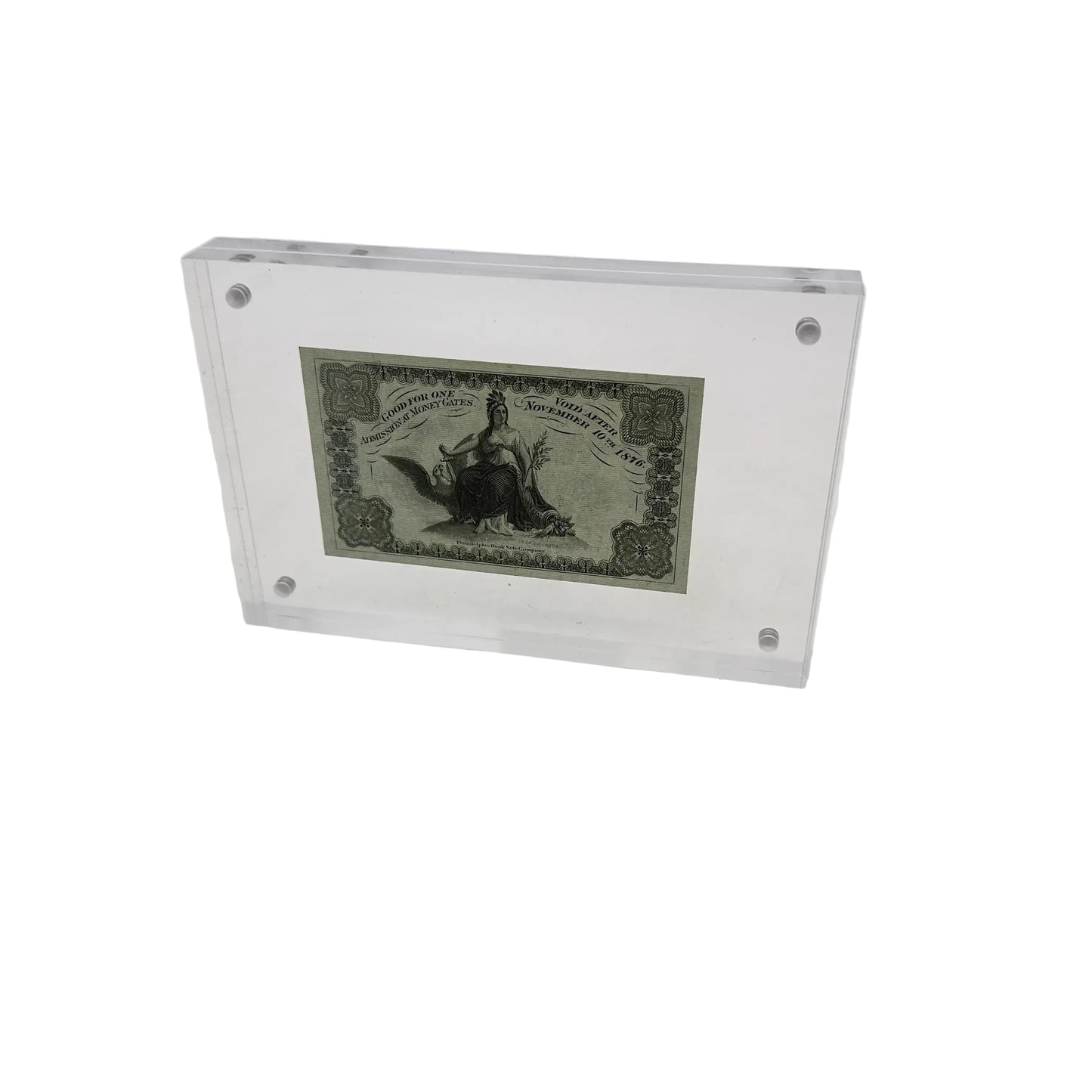 1876 Philadelphia World's Fair Centennial Exposition Admission Ticket