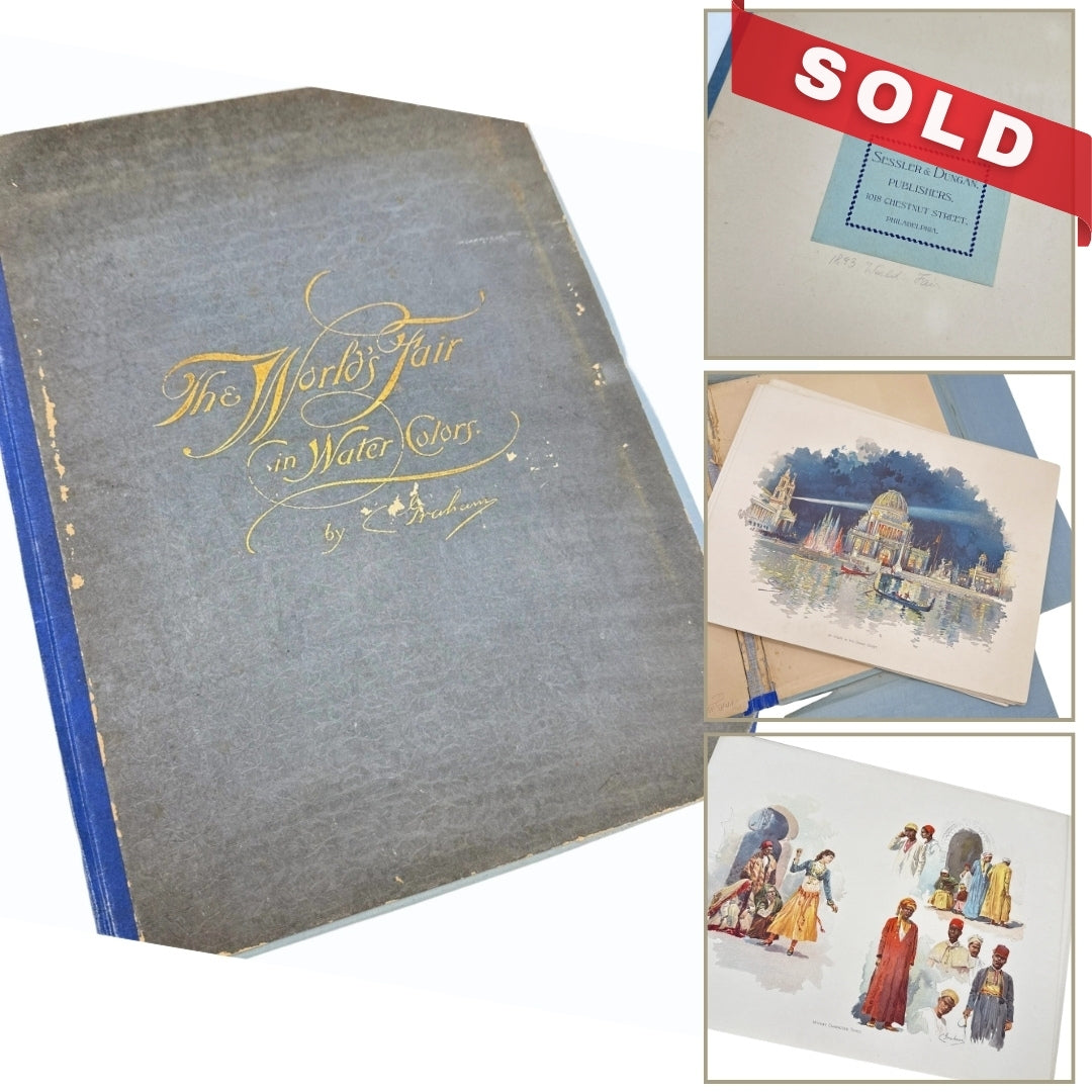 "The World's Fair in Water Colors" — Portfolio of lithographs by C. Graham — 1893
