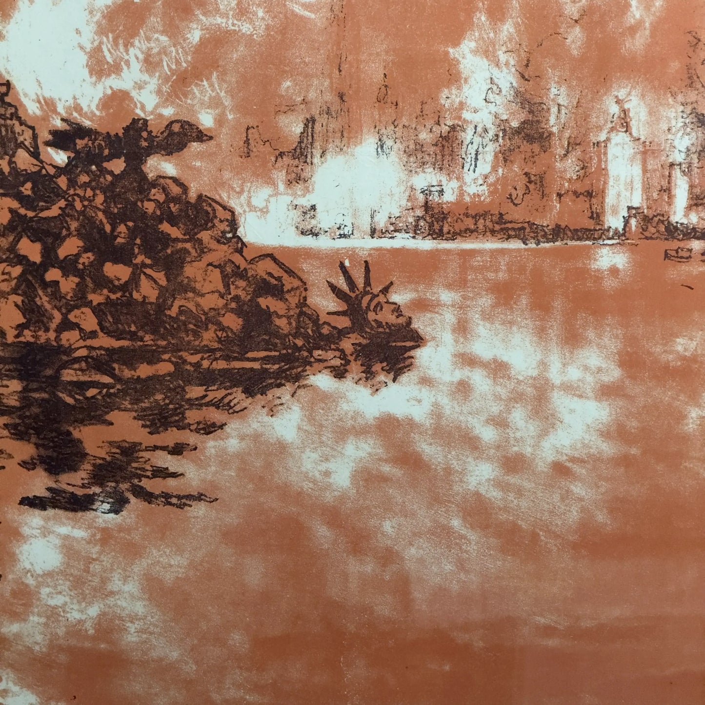 Original WWI poster — "That Liberty Shall Not Perish from The Earth" Fourth Liberty Bond Drive poster — Framed