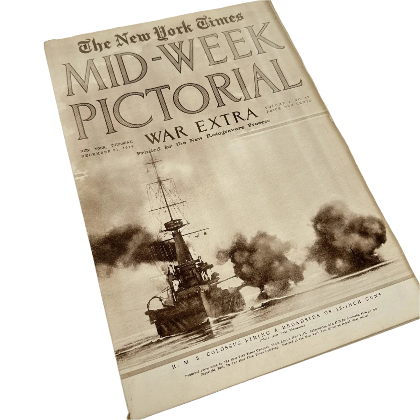 Six publications covering The Great War (WWI), including "Liberty’s Victorious Conflict" and "The New York Times Mid-Week Pictorial: War Extra"