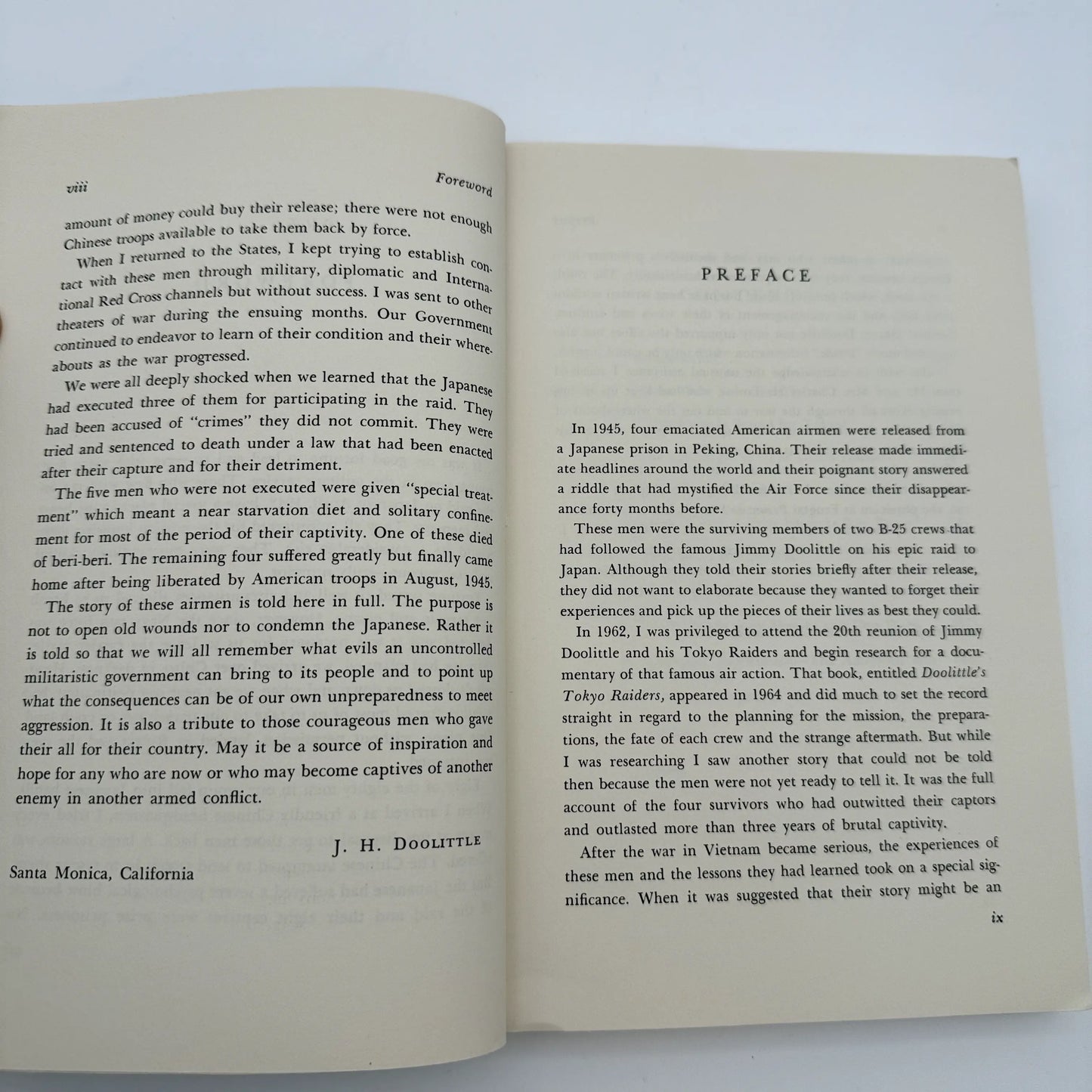 Signatures of Doolittle and Crew — Book and first day cover