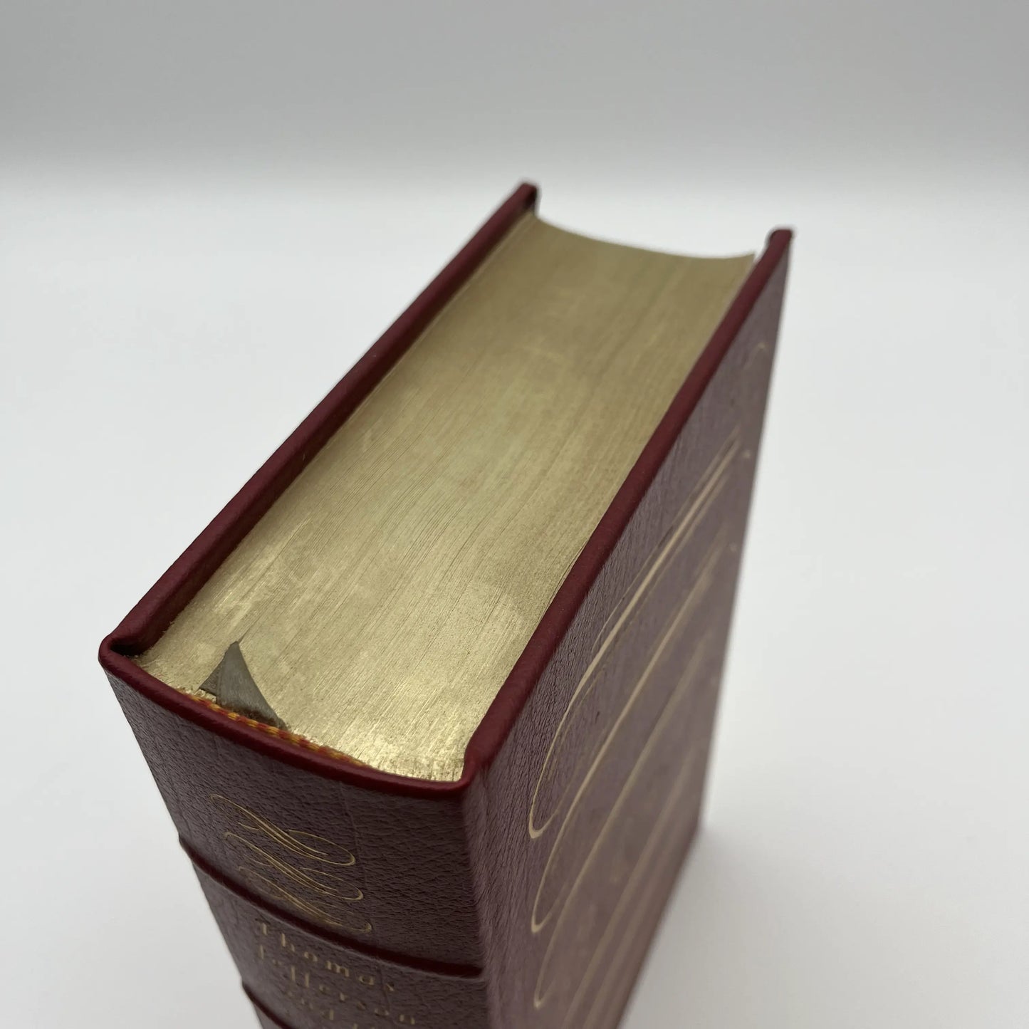 "Thomas Jefferson and the New Nation: A Biography" by Merrill D. Peterson — Leather-bound, gilt-edged Easton Press edition