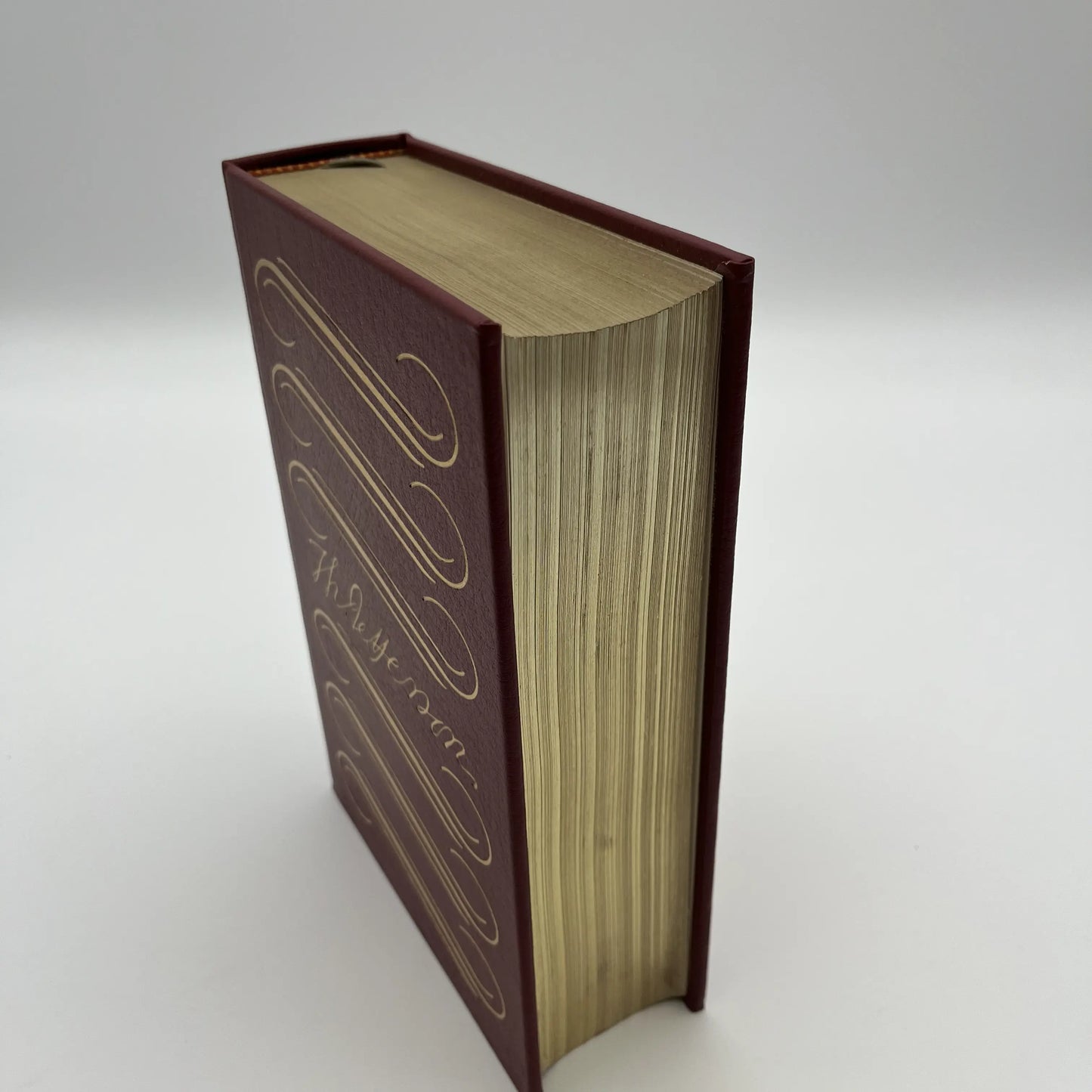 "Thomas Jefferson and the New Nation: A Biography" by Merrill D. Peterson — Leather-bound, gilt-edged Easton Press edition