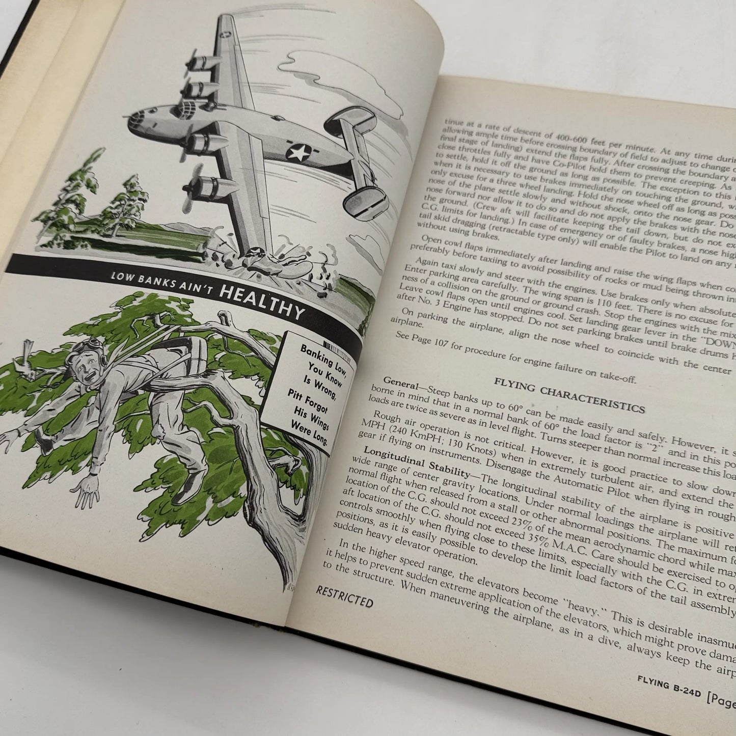 Flight Manual B-240 Airplane — Marked Restricted