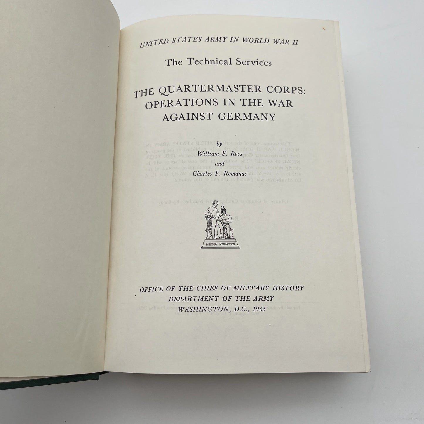 The Quartermaster Corps: Operations in the War Against Germany