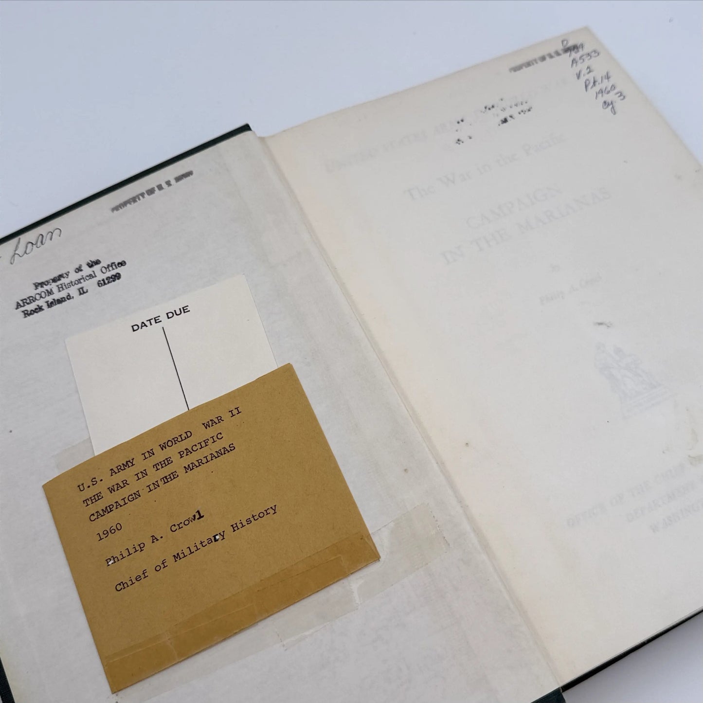 The U.S. Army in World War II: Campaign in the Marianas