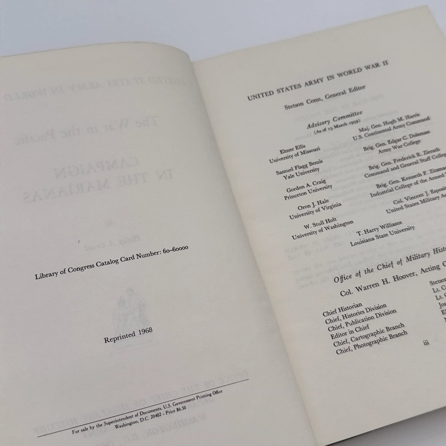 The U.S. Army in World War II: Campaign in the Marianas
