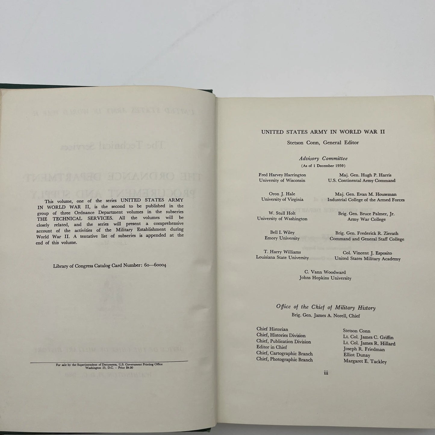 The Ordnance Department: Procurement and Supply