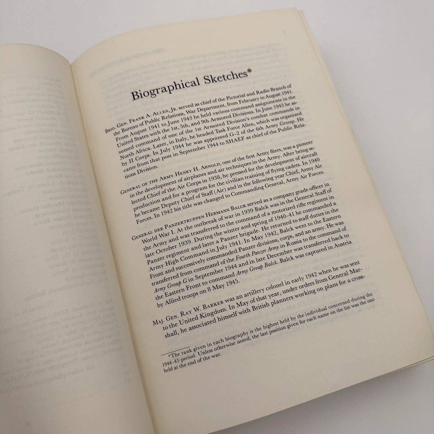 The U.S. Army in World War II: The Supreme Command