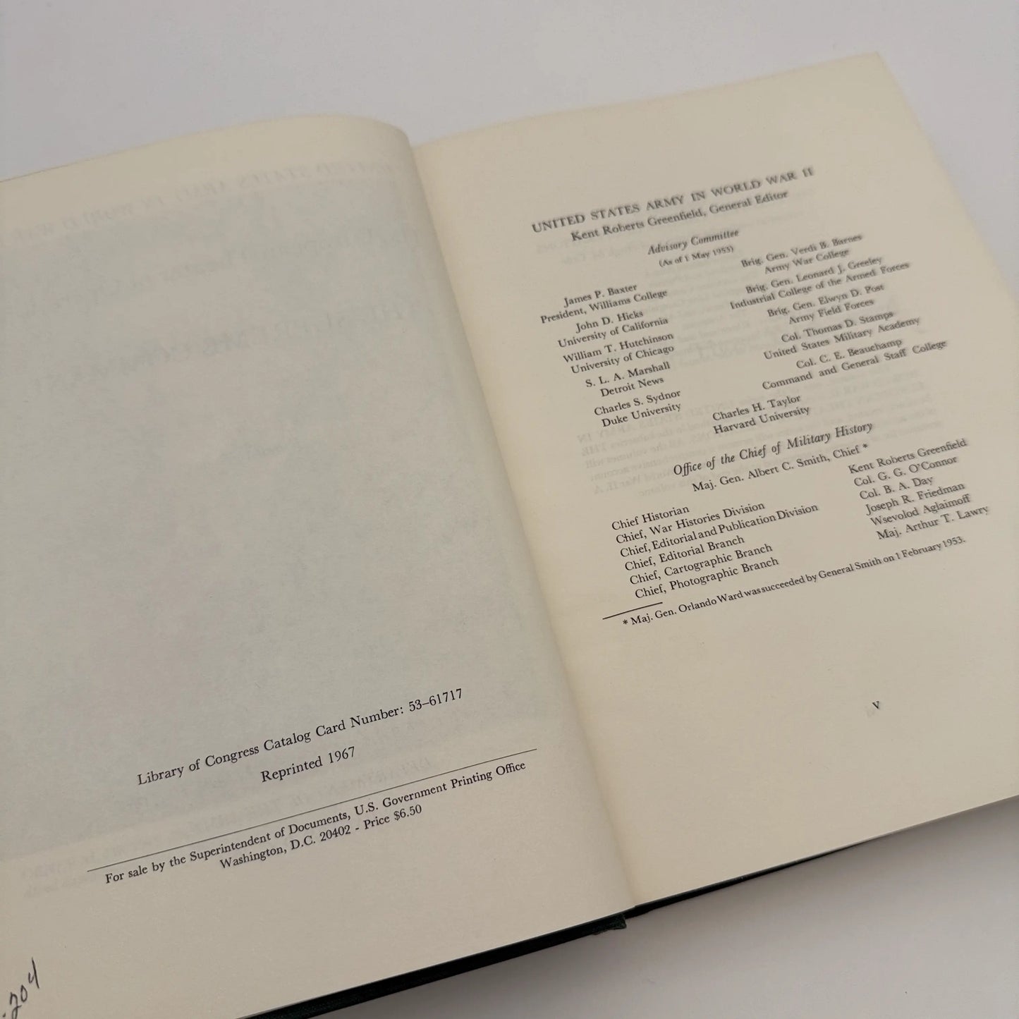The U.S. Army in World War II: The Supreme Command
