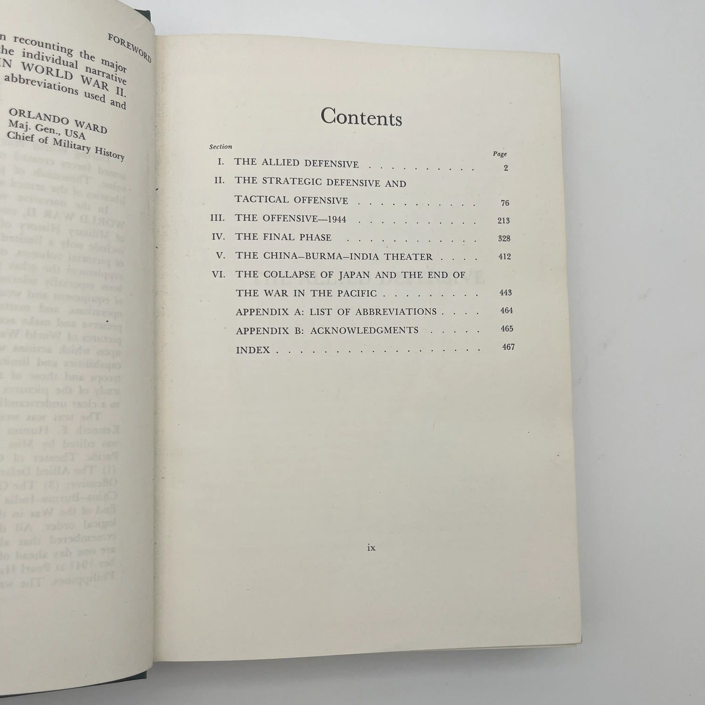 The U.S. Army in World War II: The War Against Japan — Pictorial record