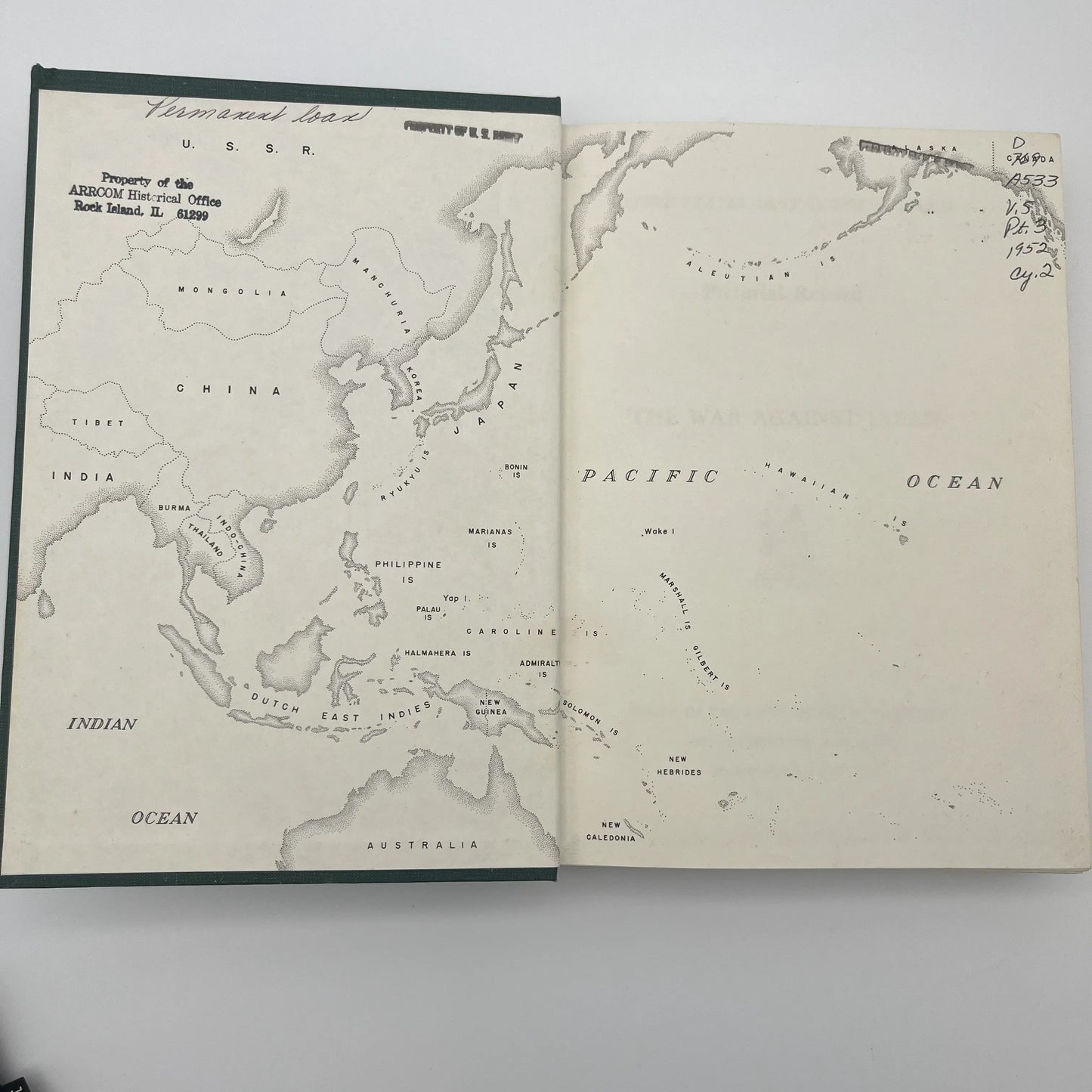 The U.S. Army in World War II: The War Against Japan — Pictorial record