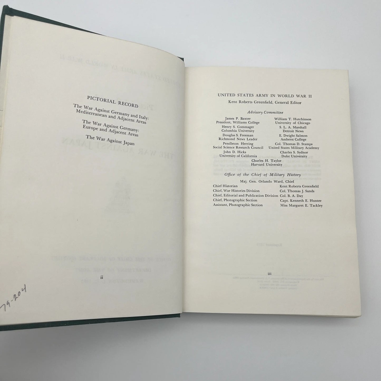 The U.S. Army in World War II: The War Against Japan — Pictorial record