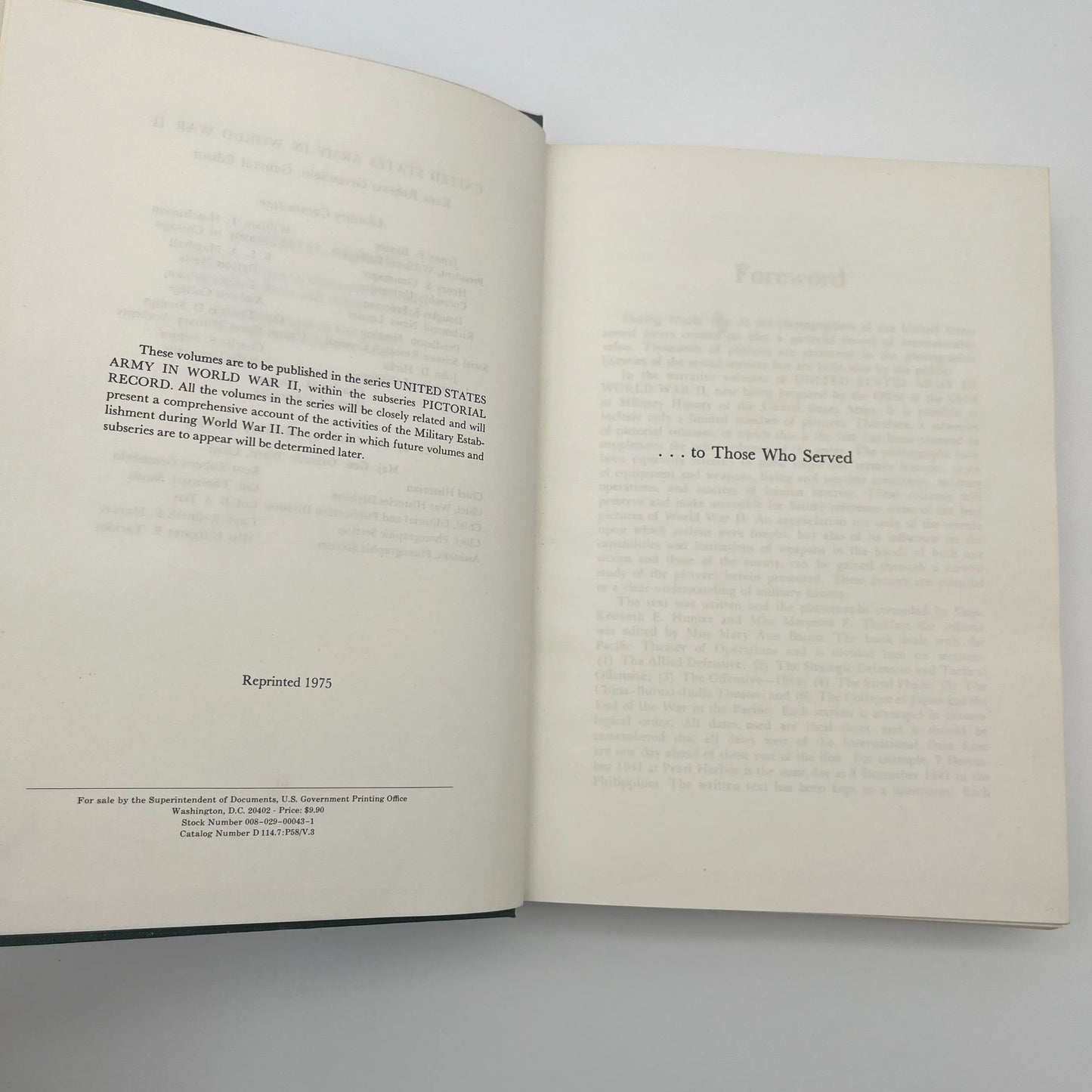 The U.S. Army in World War II: The War Against Japan — Pictorial record