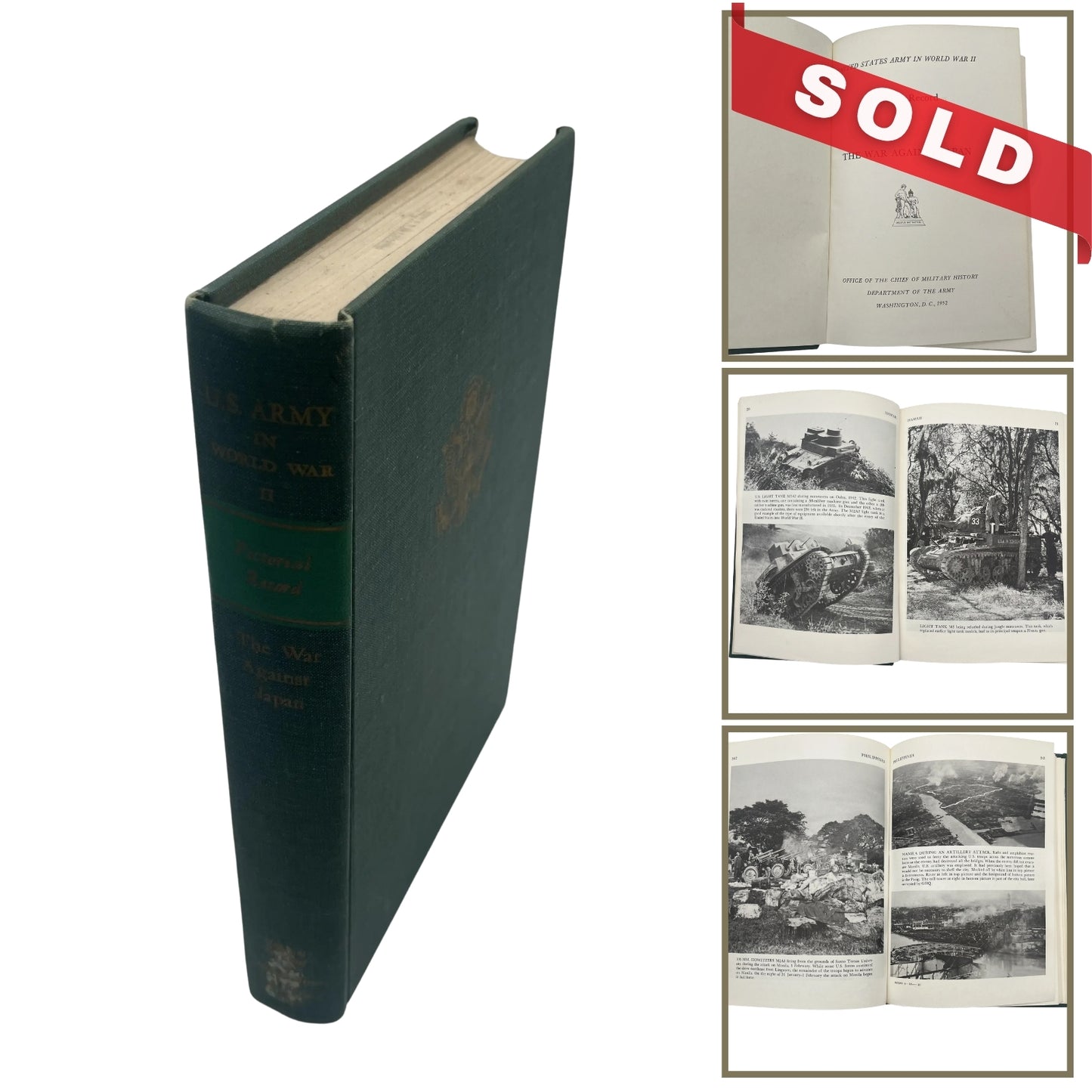 The U.S. Army in World War II: The War Against Japan — Pictorial record