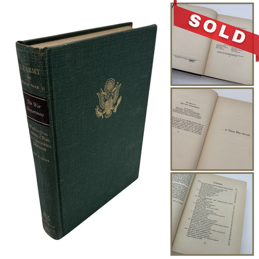 The U.S. Army in World War II: Washington Command Post: The Operations Division