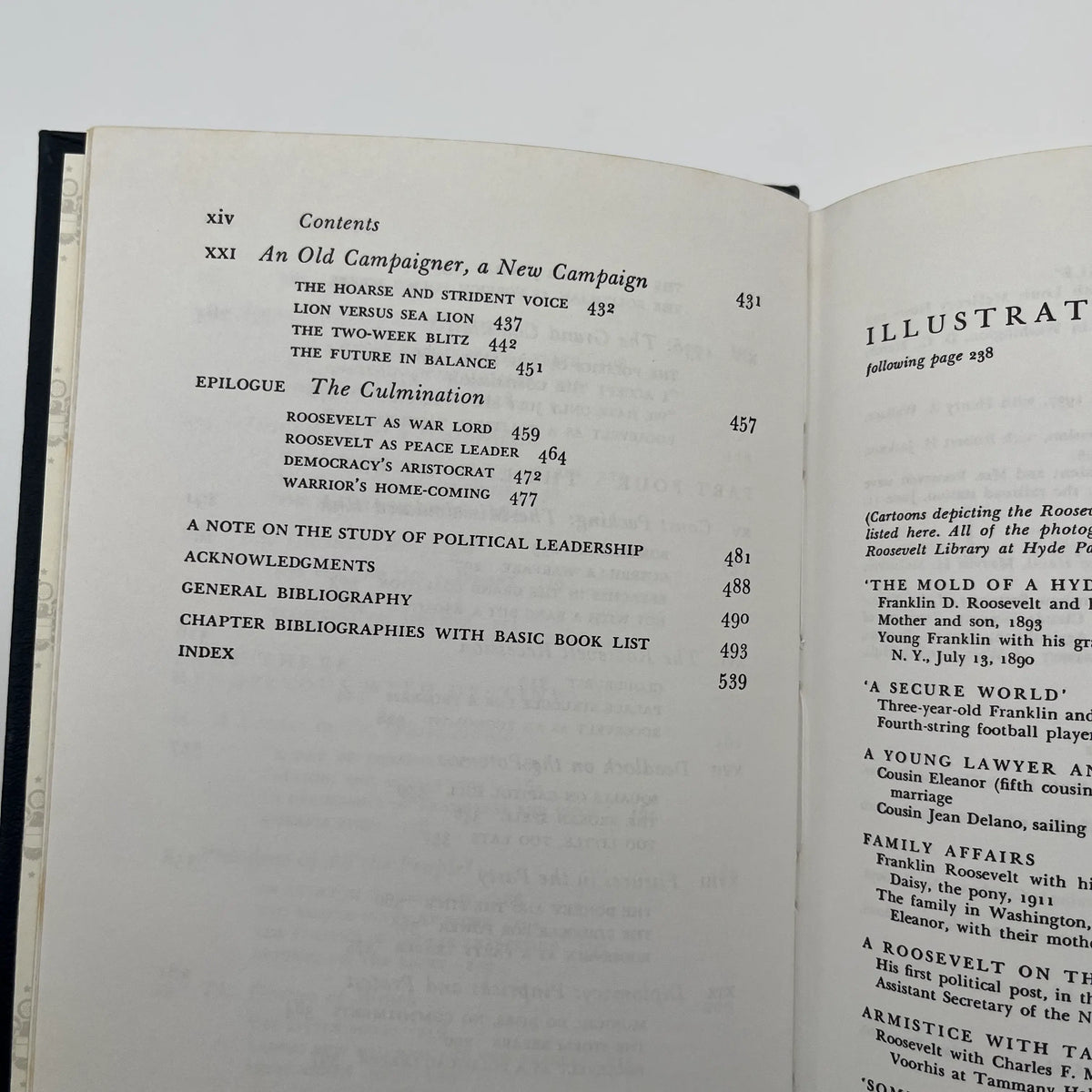 "Roosevelt: The Lion and the Fox" and "The Soldier of Freedom" Volume I and II - James Macgregor Burns - Leather-bound, gilt-edged Easton Press edition