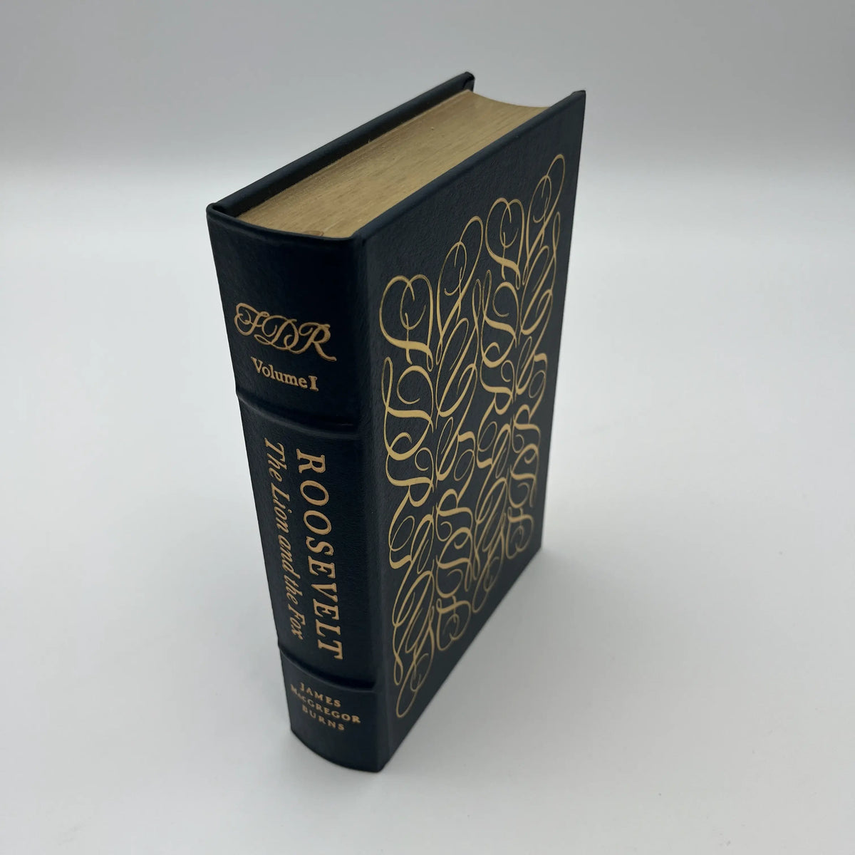 "Roosevelt: The Lion and the Fox" and "The Soldier of Freedom" Volume I and II - James Macgregor Burns - Leather-bound, gilt-edged Easton Press edition