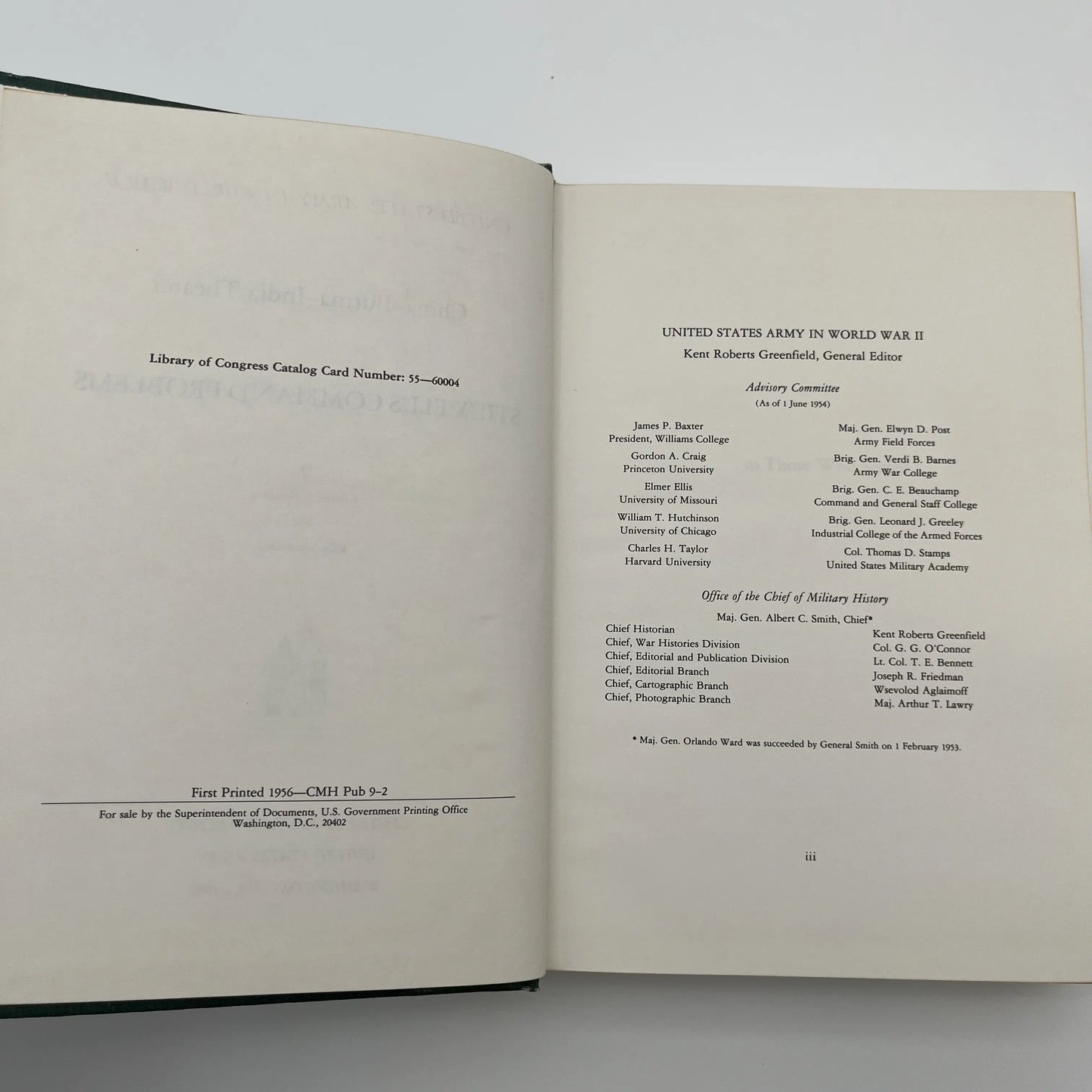 The U.S. Army in World War II: The China-Burma-India Theater — Stilwell’s Mission to China and Stilwell's Command Problems