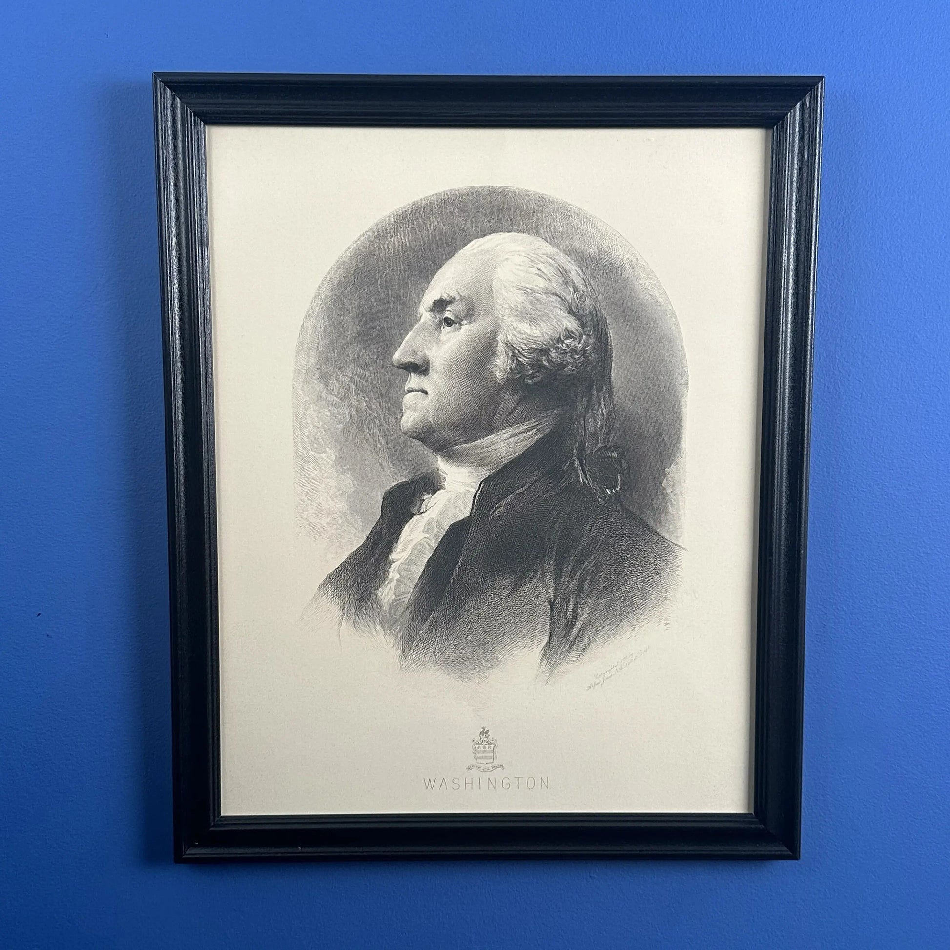 Rare George Washington Portrait — Archival framed print made in America from The History List Store.