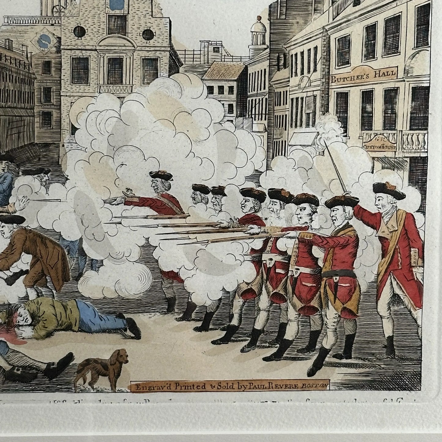 The Paul Revere Portfolio — Prints from the original plates — Limited edition — Framed