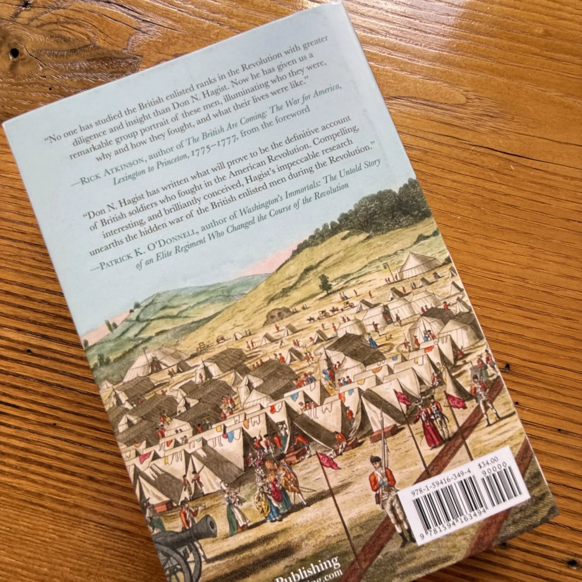 Book Cover of "Noble Volunteers: The British Soldiers Who Fought the American Revolution" - Signed by the Author, Don N. Hagist