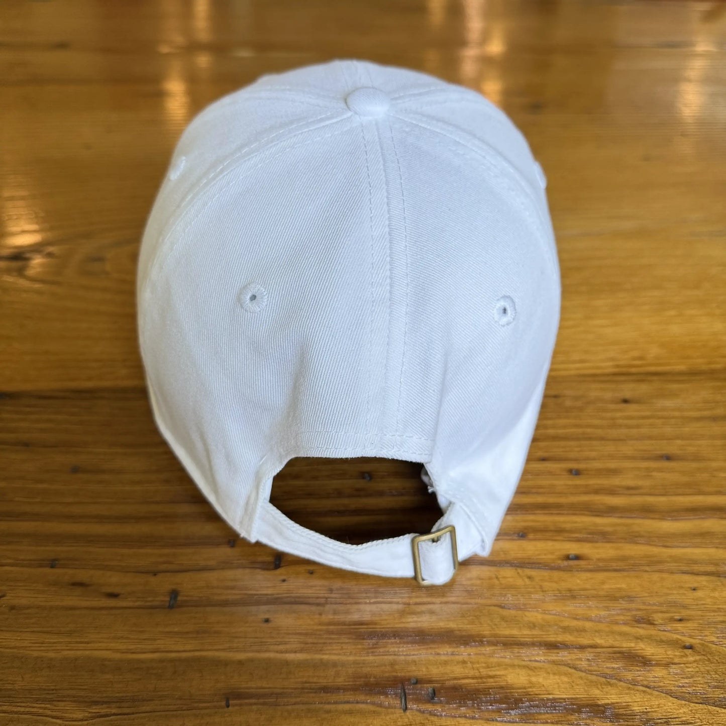 Back of the Embroidered "Proclaim Liberty" cap with the Liberty Bell — White from The History List Store.