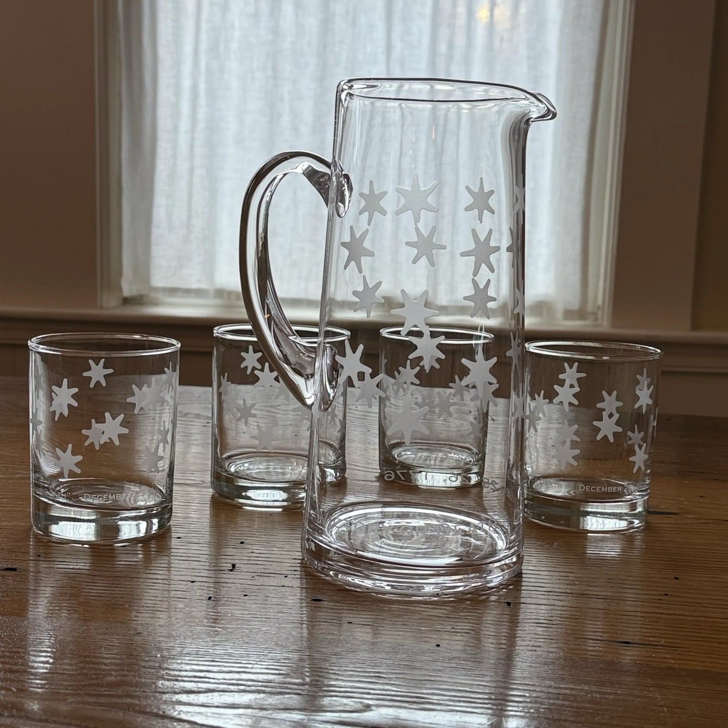 "Victory or Death" Revolutionary Tankard Pitcher  showing the stars from Washington's HQs flag — Made in America