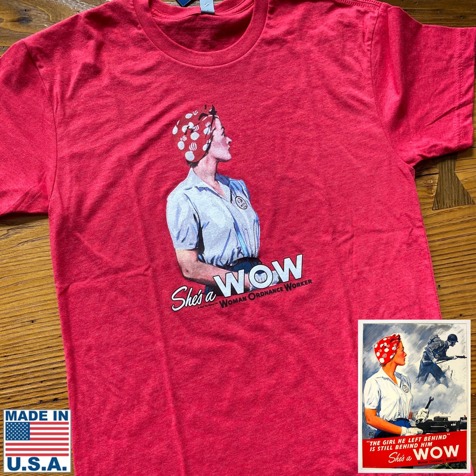 "She's a W.O.W." Shirt from The History List store