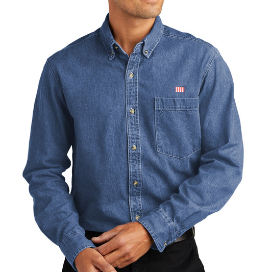 "Sons of Liberty" 1776 Long sleeve button down shirt