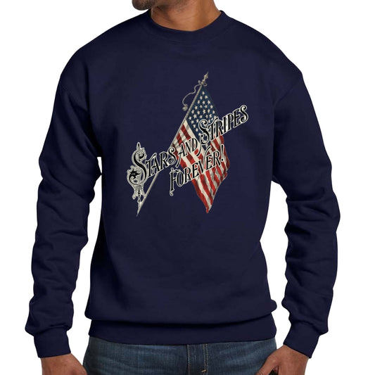 "Stars and Stripes Forever" Crewneck sweatshirt