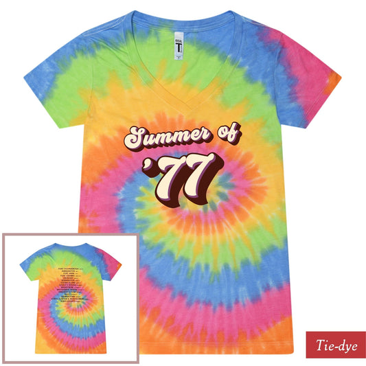 "Summer of '77" Limited Edition Women's V-neck Shirt