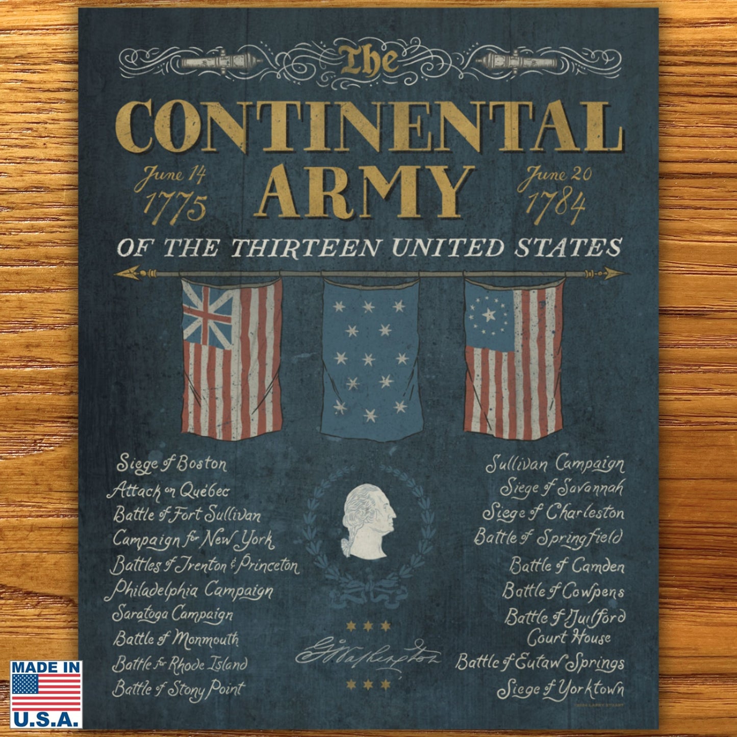 "The Continental Army" as a small poster