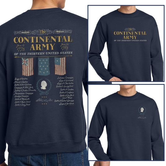 "The Continental Army" Crewneck sweatshirt