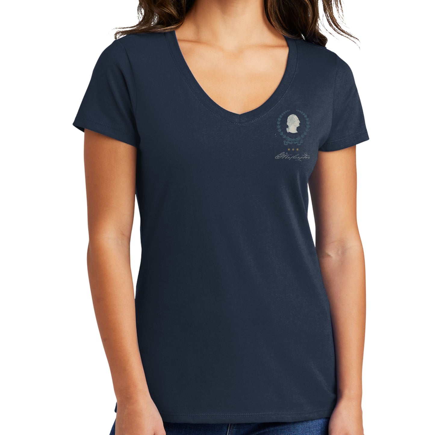 "The Continental Army" Women's v-neck shirt