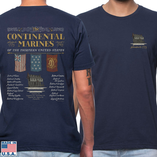 "The Continental Marines" Made in America Shirt from The History List store