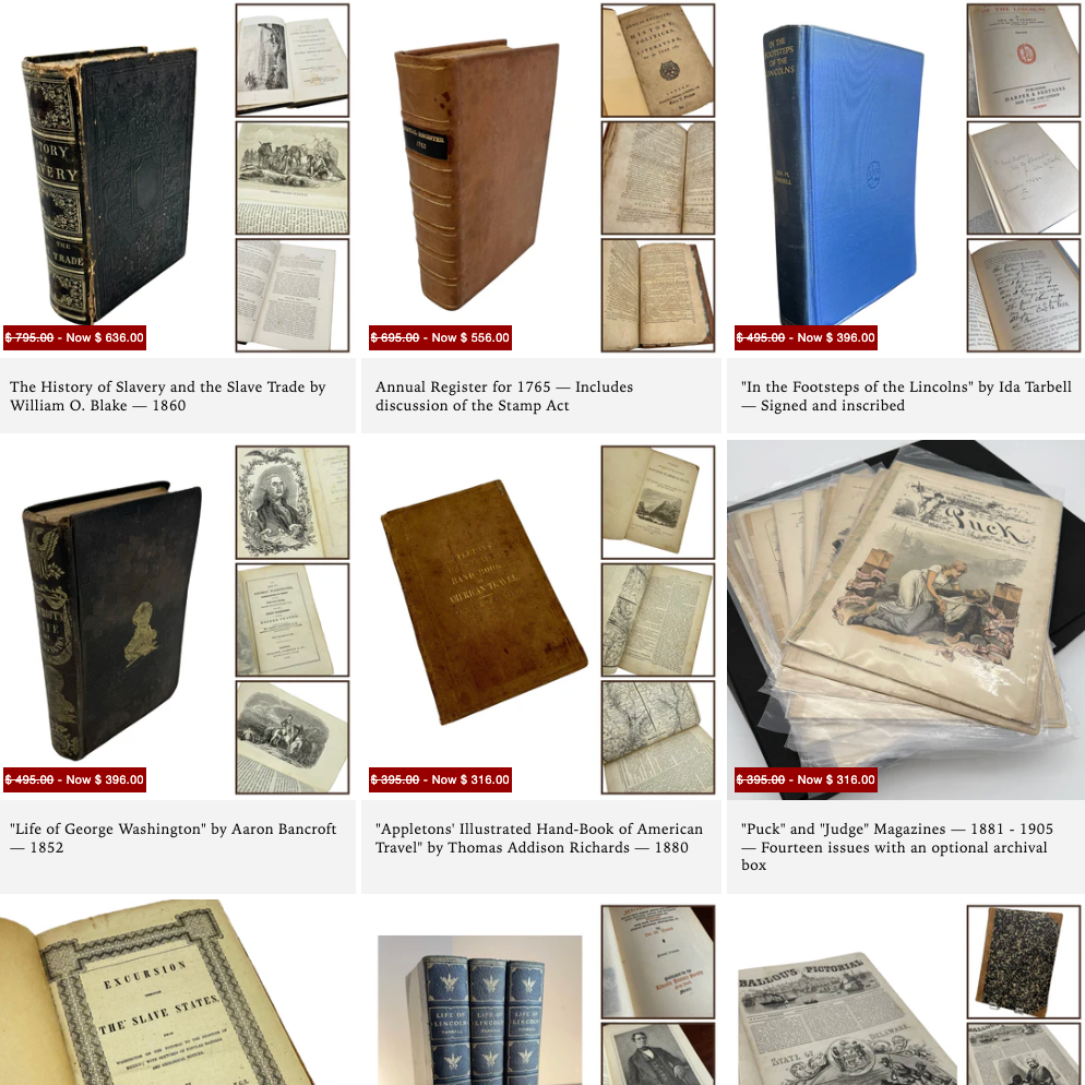 The History List Rare Finds Book Week