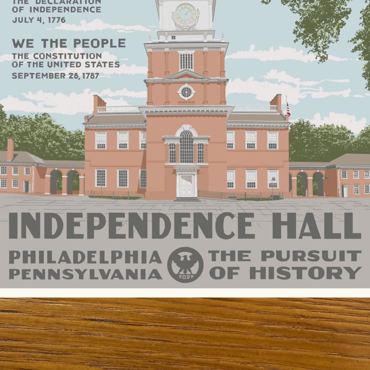 Independence Hall Limited edition print  — Signed and numbered — Only 200 printed