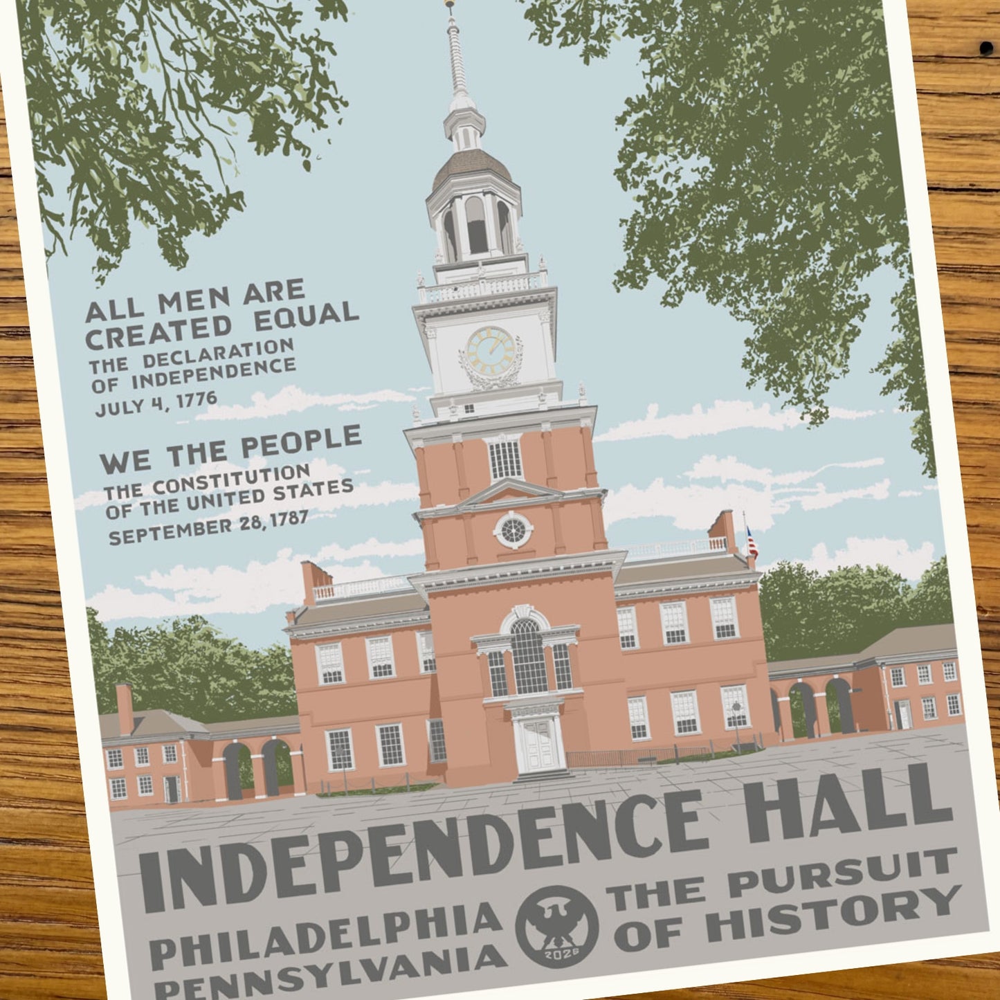 Independence Hall Limited edition print  — Signed and numbered — Only 200 printed