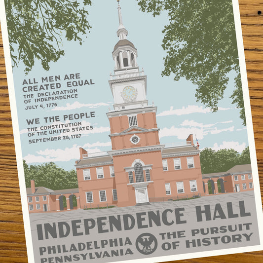 Independence Hall Limited edition print  — Signed and numbered — Only 200 printed