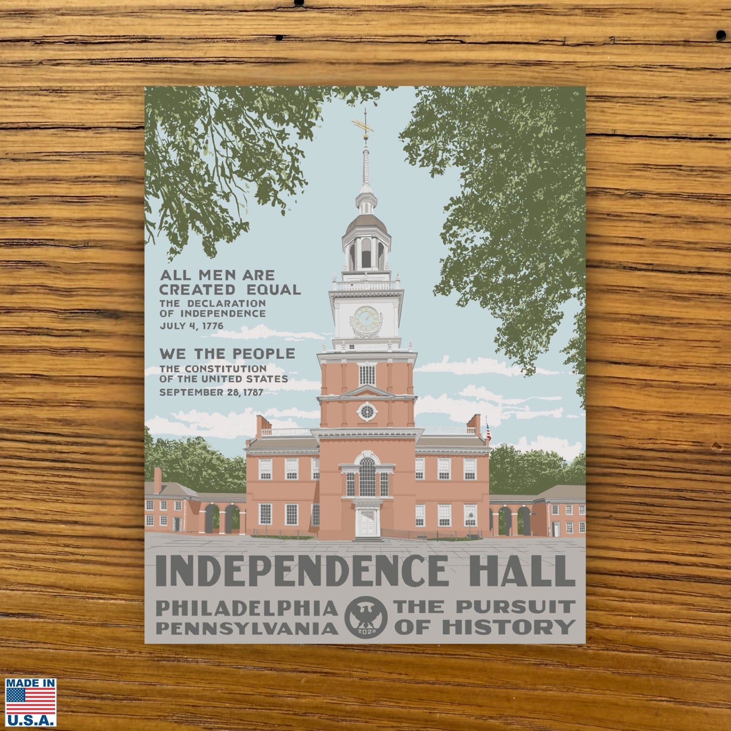 Independence Hall as a Small poster