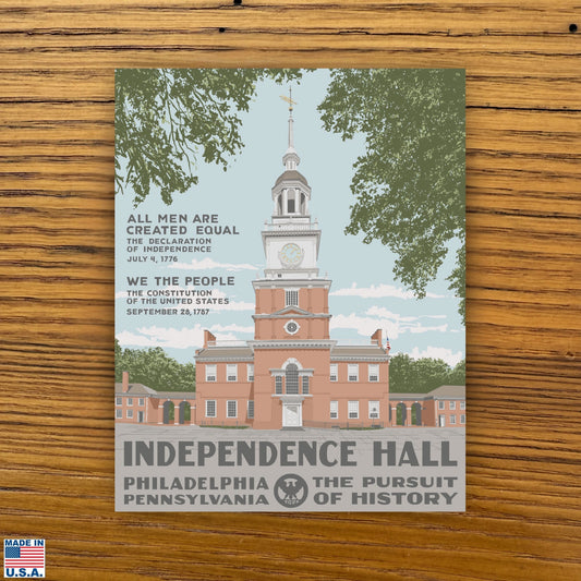 Independence Hall as a Small poster