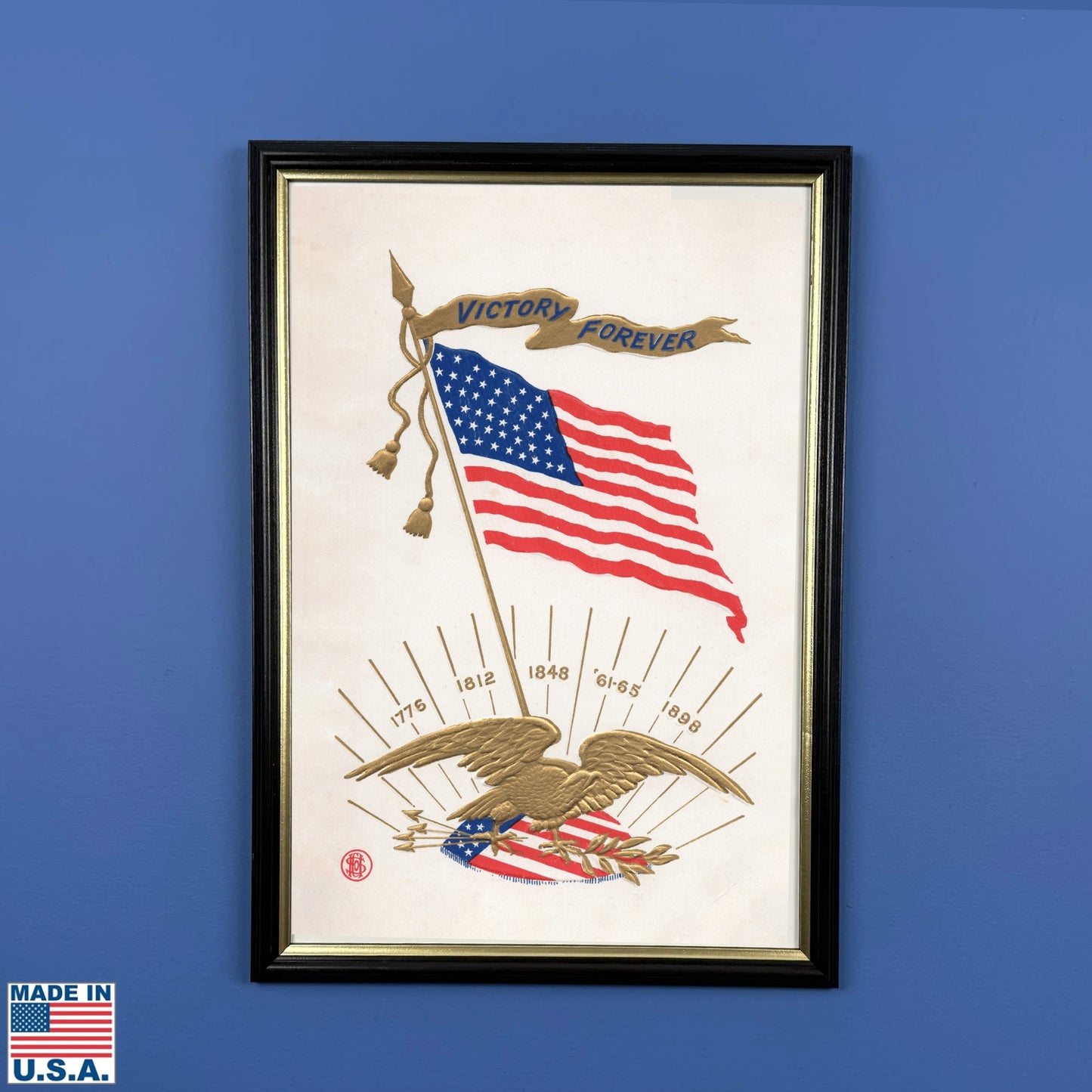 1898 "Victory Forever" historic print — Limited to 76 individually numbered prints