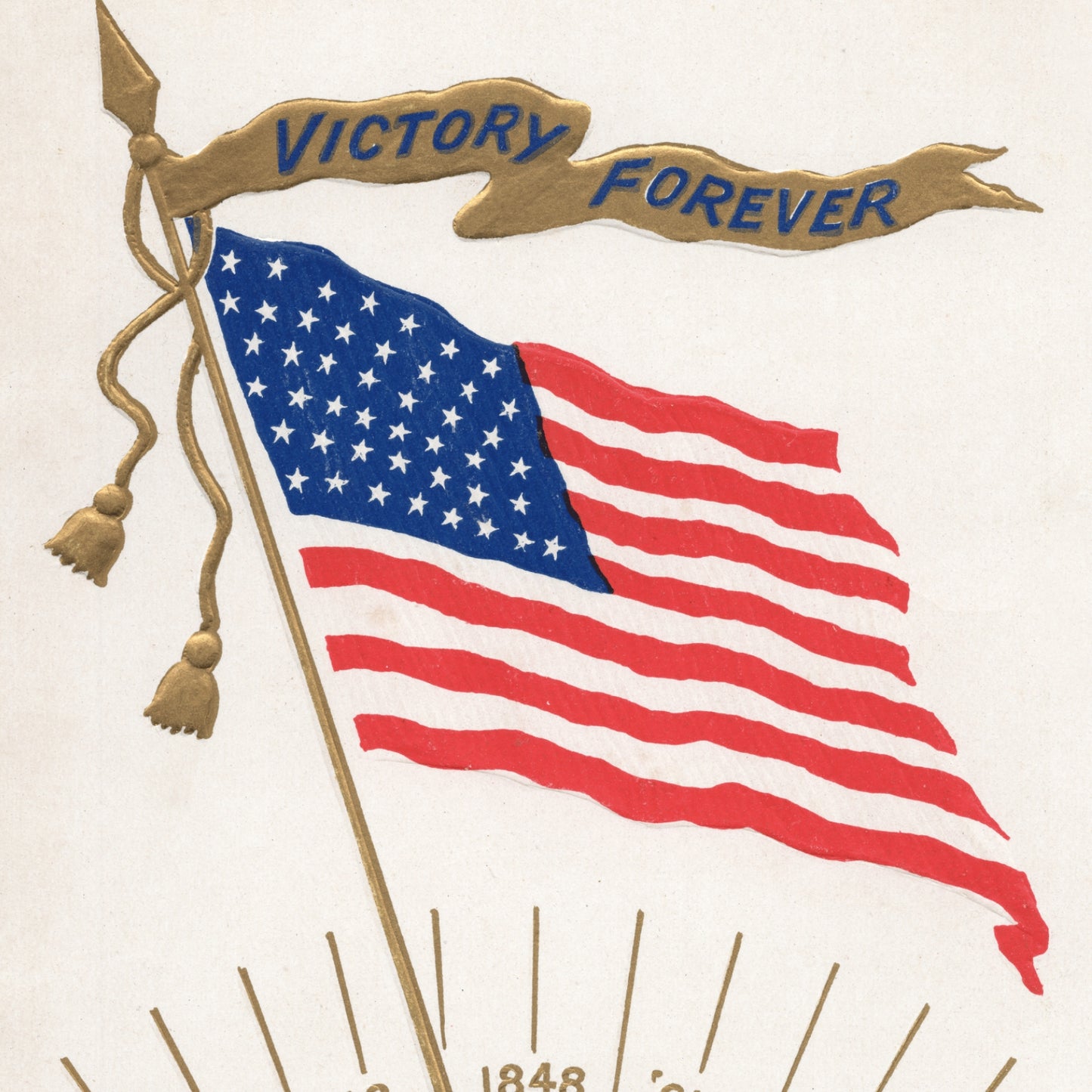 1898 "Victory Forever" historic print — Limited to 76 individually numbered prints