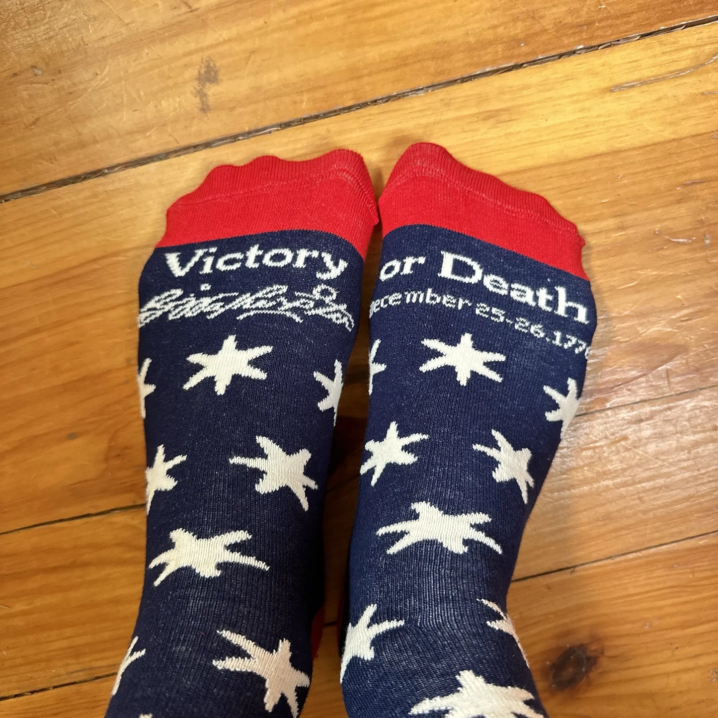 "Victory or Death" Socks — Made in USA