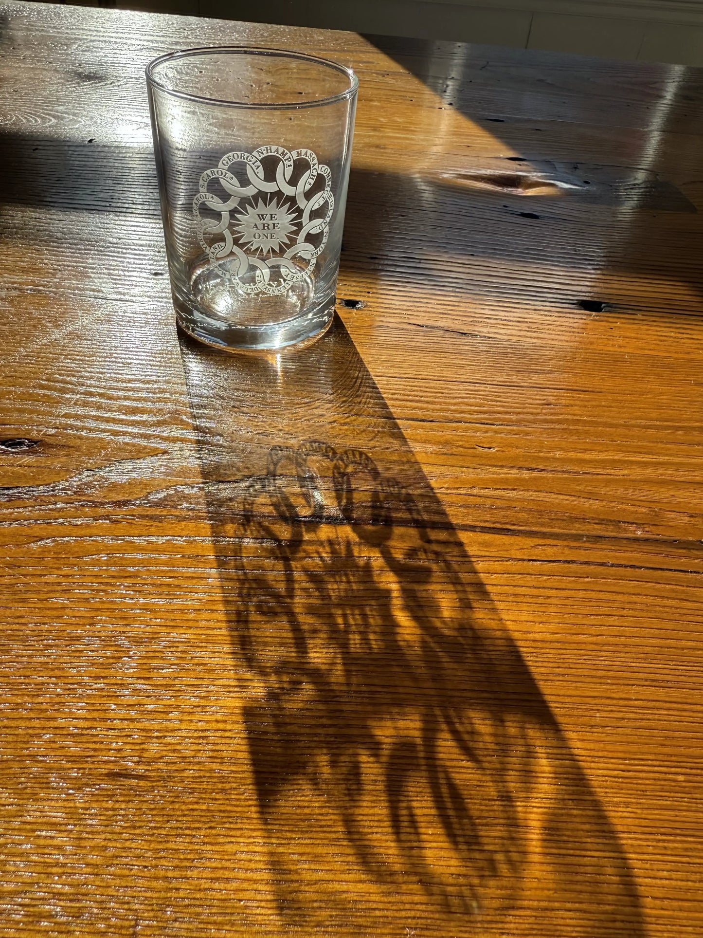 “We are one” Rocks glass — Made in America