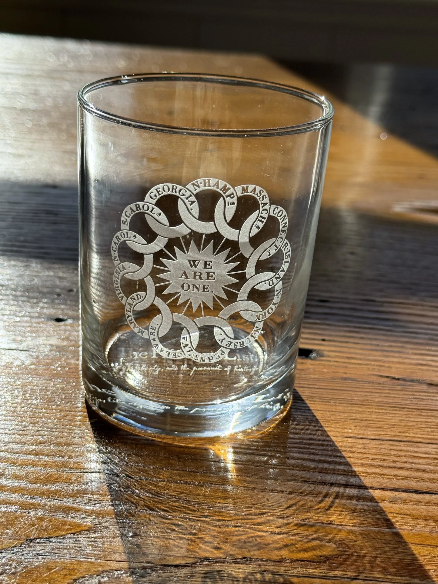 “We are one” Rocks glass — Made in America